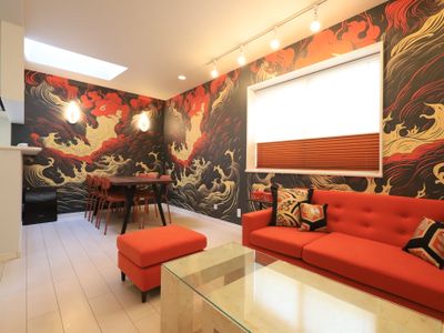 102㎡ Japanese modern detached house, MAX 15 people