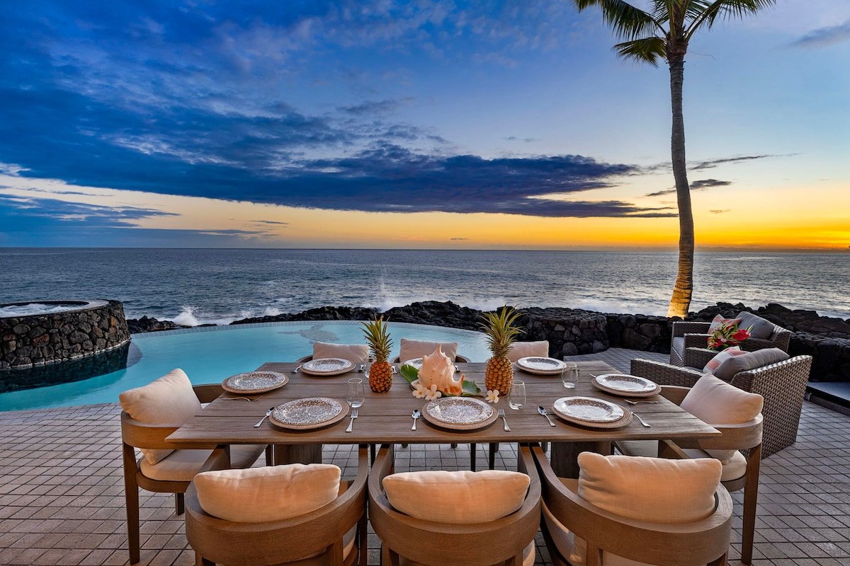 Ali’i Point #9: Lux Oceanfront w/ Heated Pool, AC gallery image 4