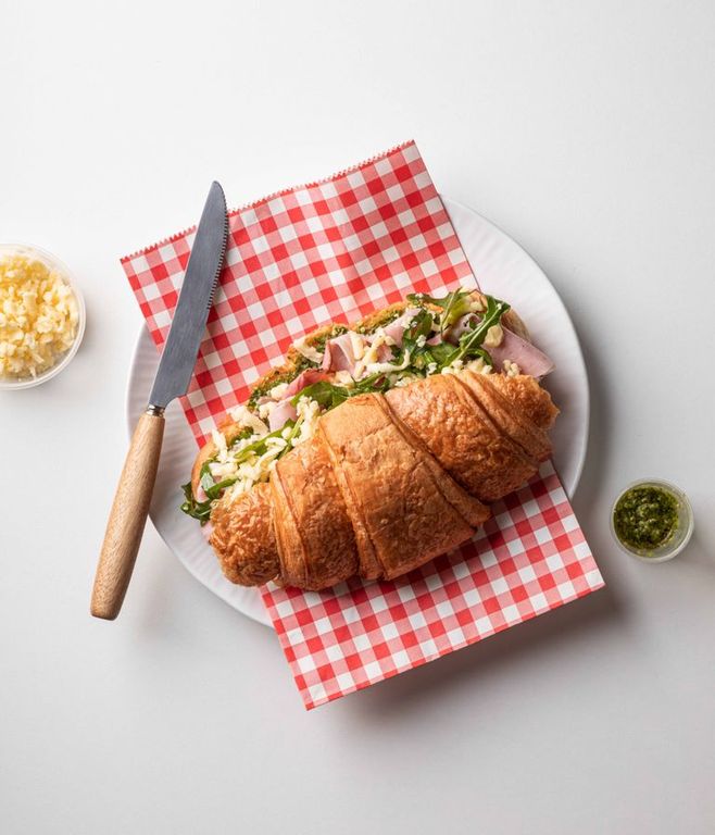 Photo of Ham, Cheese & Pesto Croissant