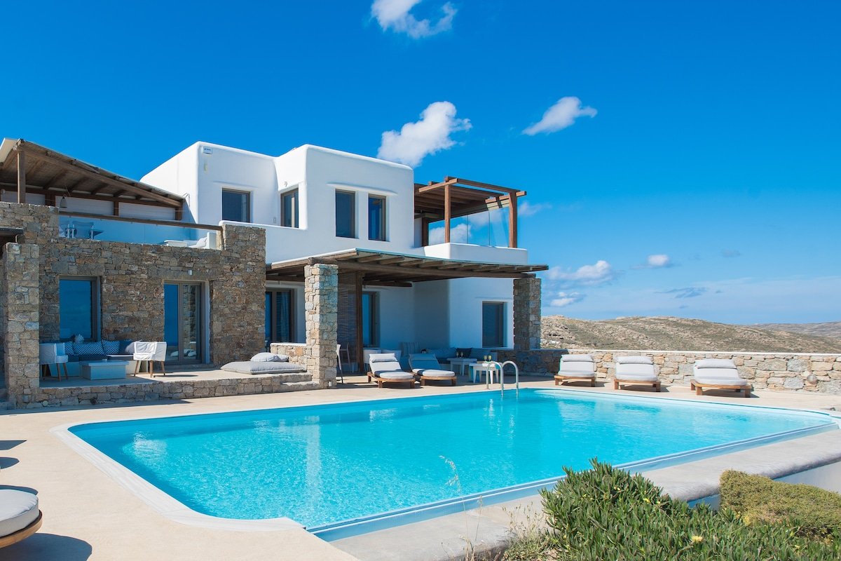 Seaview villa/private pool/Mykonos/amallinisuites gallery image 4