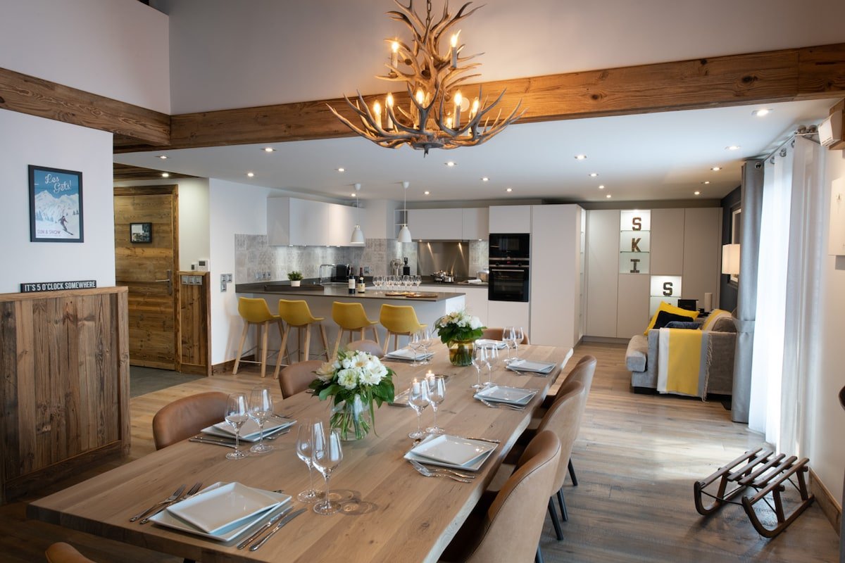 Duplex 9 pers, wifi ,4 chambres,200m pistes! B301 gallery image 3