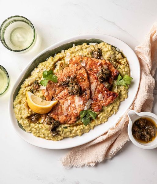 Photo of Lemon Risotto & Chicken Piccata