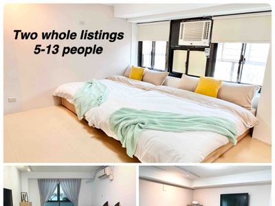 （6-14人）POP MARK｜金元寶 1分鐘 @西門夜市@兩套獨立房源/電梯/洗衣機/用餐區/陽台