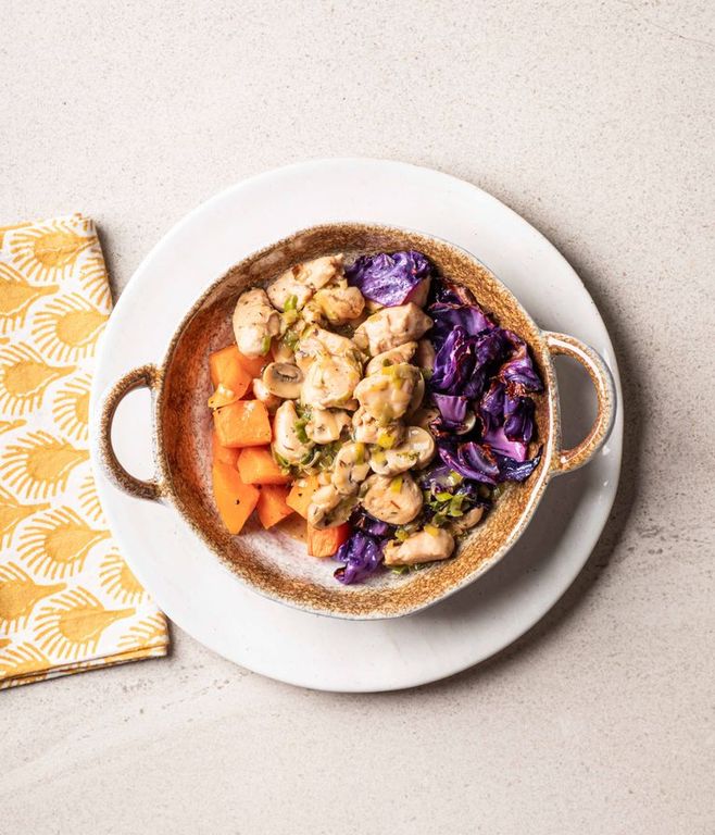 Photo of Saucy Chicken & Mushroom Dinner
