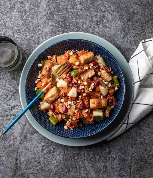 Photo of Vegan Caribbean Tofu Pelau