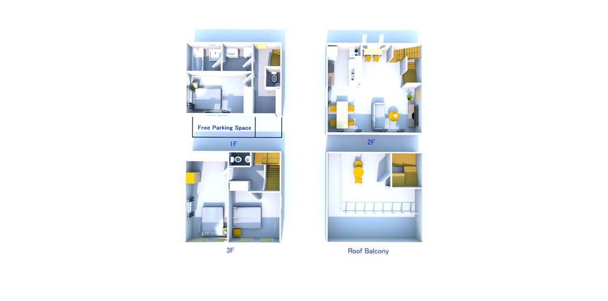 100m2 house/3BR/quiet str./near shinjyuku sta. gallery image 4