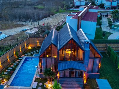 Müstakil Isıtma Havuzlu|7 kişi| Bungalov Villa 2