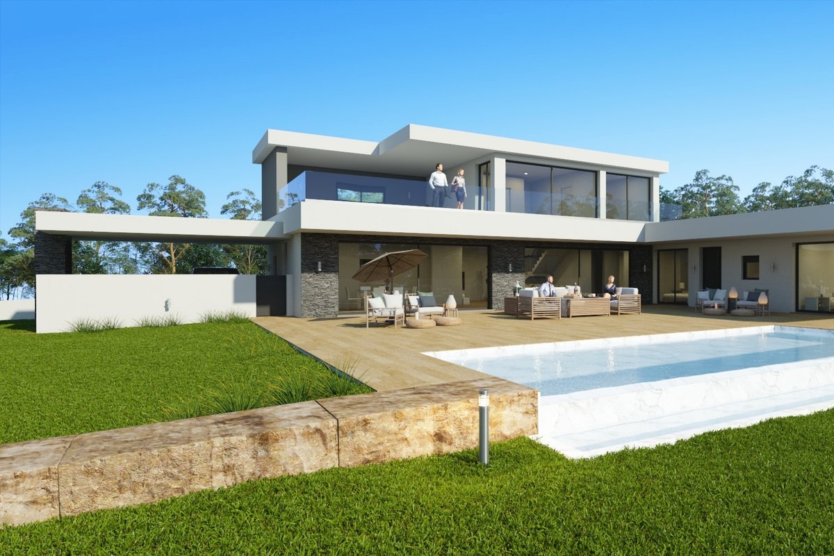 Moderne luxueuze splinternieuwe villa te Cadaval .