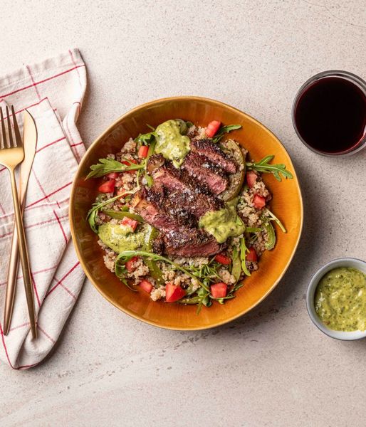 Photo of Pesto Quinoa & Beef Sirloin