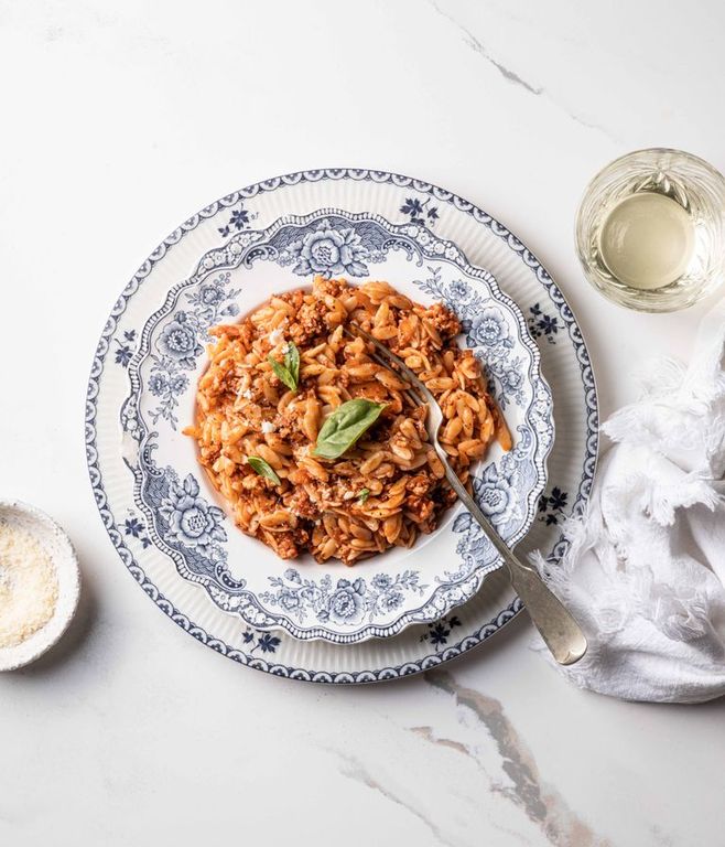 Photo of Italian Chicken Mince & Orzo