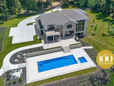 Contemporary 26-Acre Estate, Private Beach, Pool