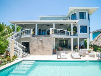 Luxury Oceanfront Villa w/ 2 Pools, Beach & Pier