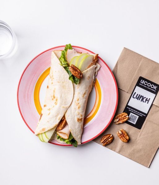Photo of Apple, Pecan and Turkey Wrap