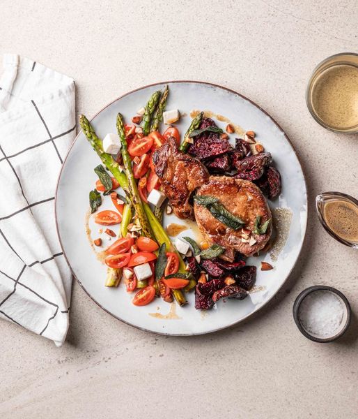 Photo of Sage Butter Pork & Asparagus