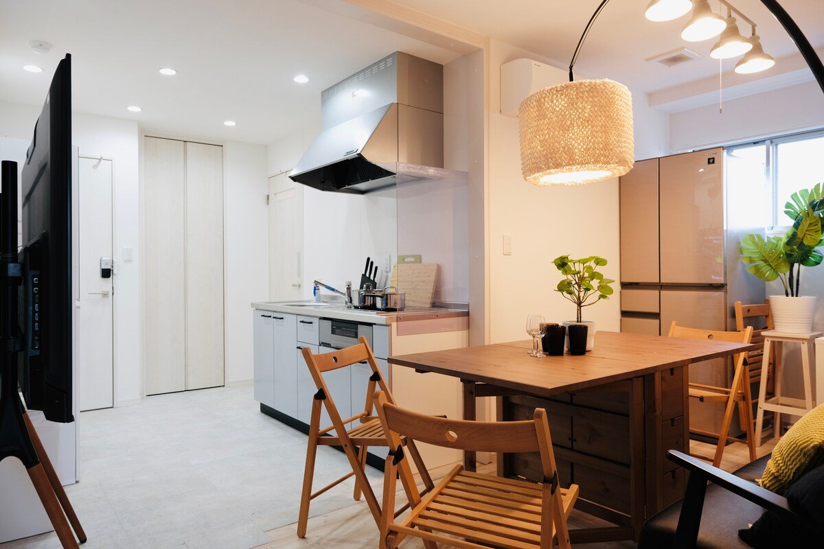 #KBK9A｜新宿・歌舞伎町｜5卧室95㎡超大平层｜超级繁华地段的摩登公寓｜地铁站步行3分钟 gallery image 5