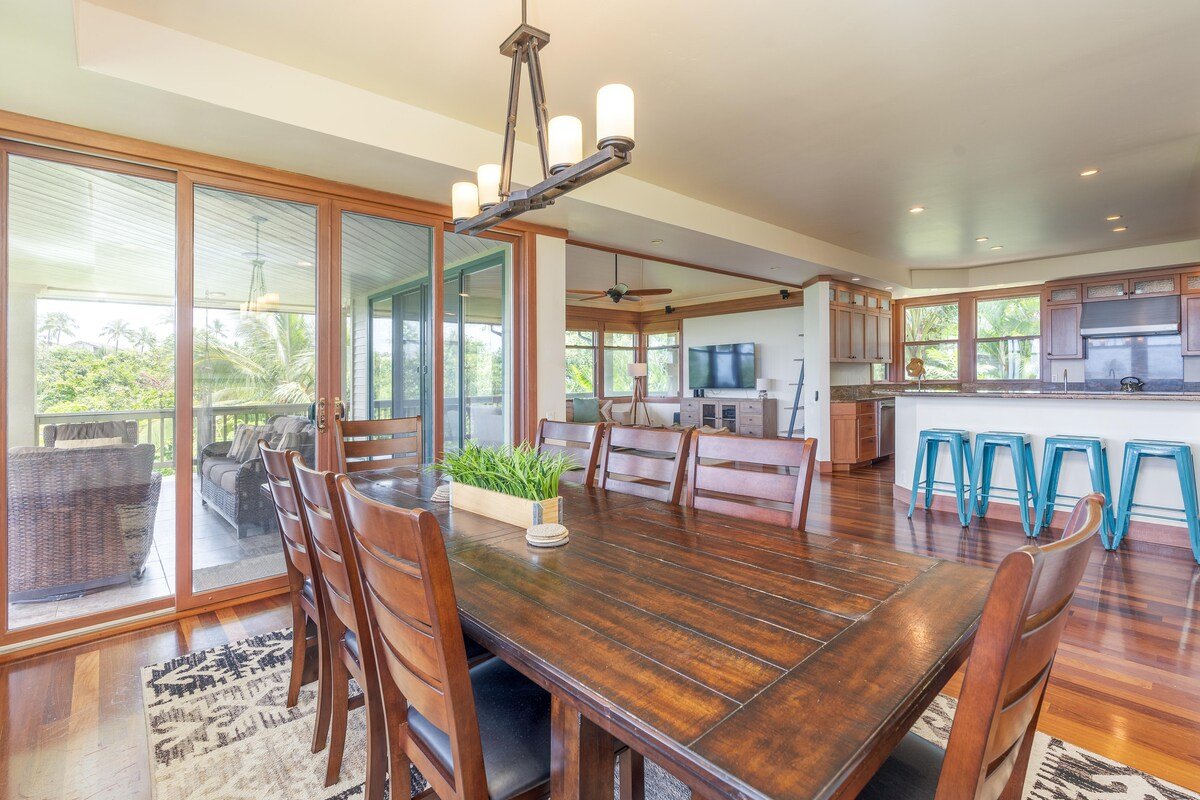 House near Hanalei w/ ocean views, Bikes & A/C gallery image 3