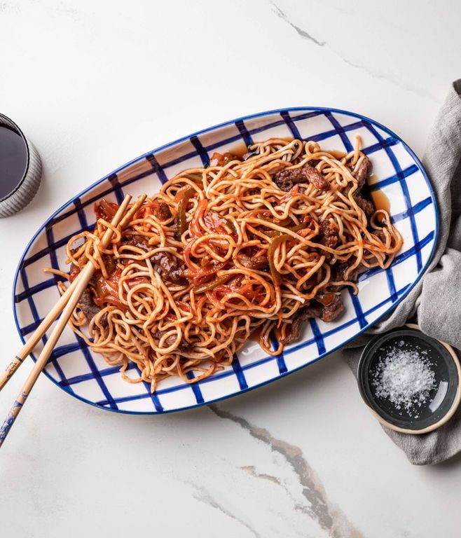 Photo of Crispy Ostrich & Egg Noodles