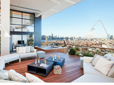 Lux Greenpoint PH 15 Foot Windows, Views& Terrace