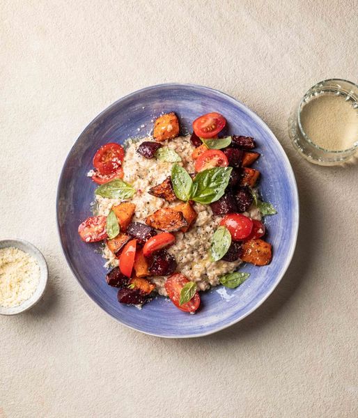 Photo of Roasted Roots & Barley Risotto