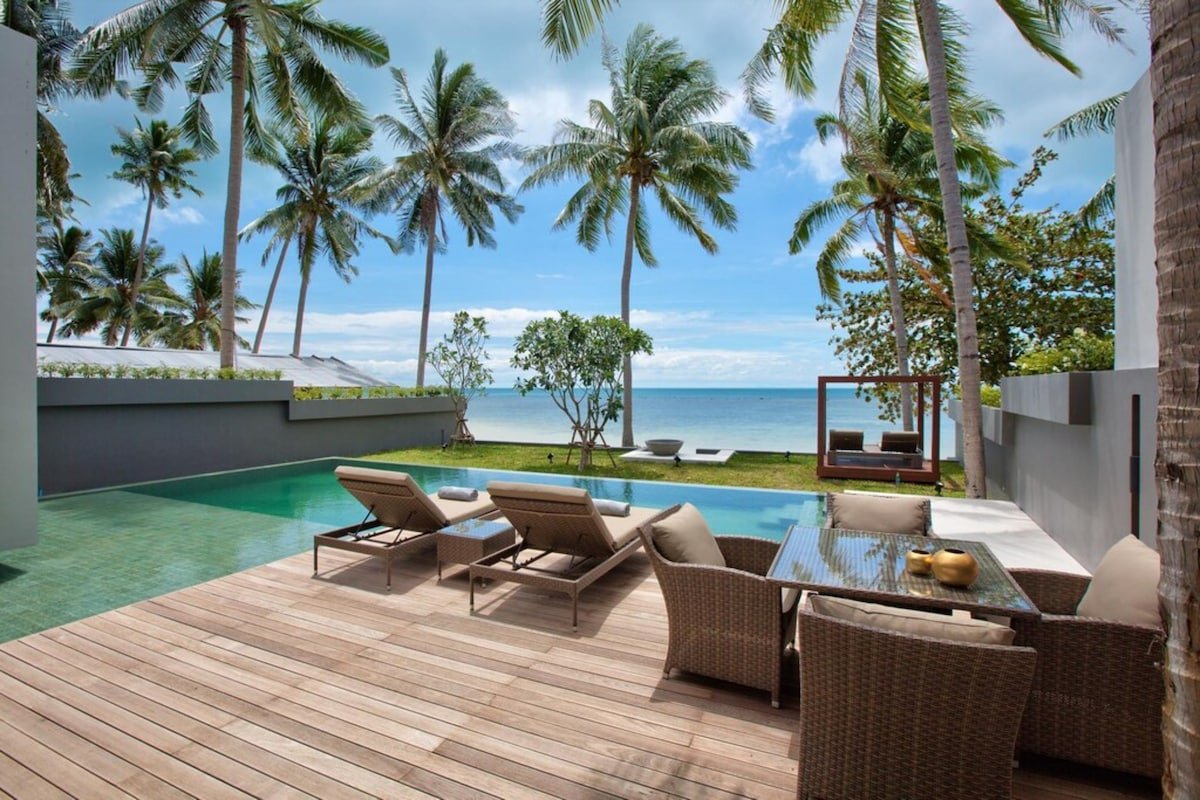 Villa Neung: Beachfront, Pool, BBQ, Kayak