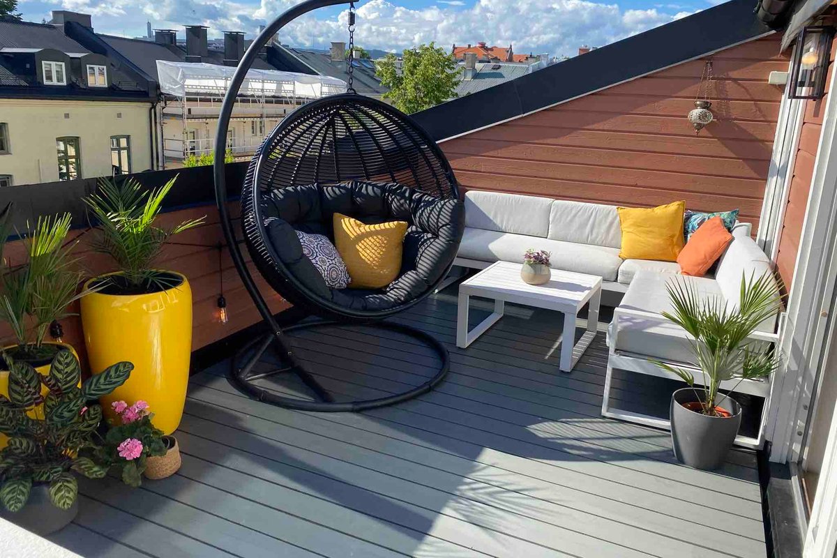 Stylish Grünerløkka penthouse with rooftop terrace