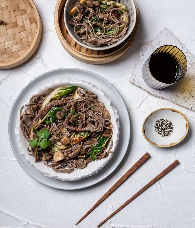 Photo of Sesame Ostrich & Soba Noodles