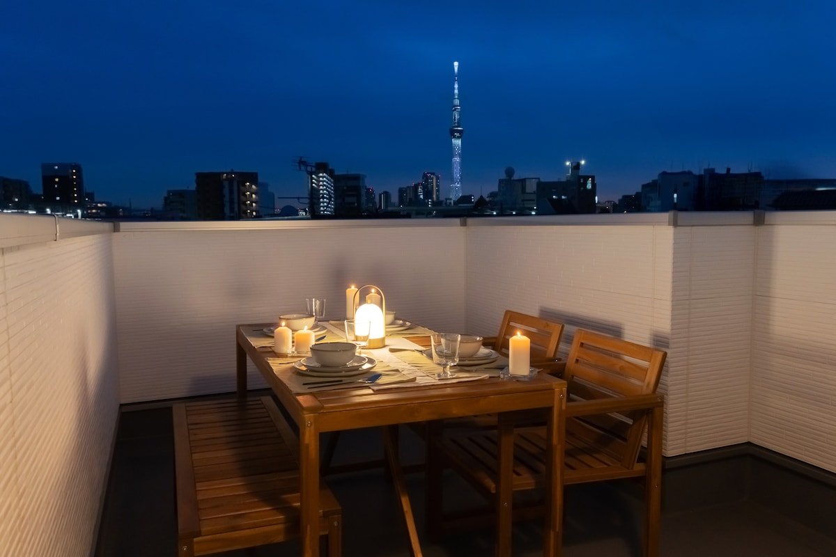 Skytree View Rooftop / New House/OCHA HOUSE Yahiro gallery image 4