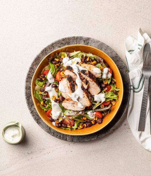 Photo of Zingy Black Bean & Chicken Salad