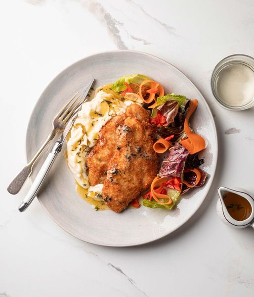 Photo of Crispy Chicken & Thyme Sauce