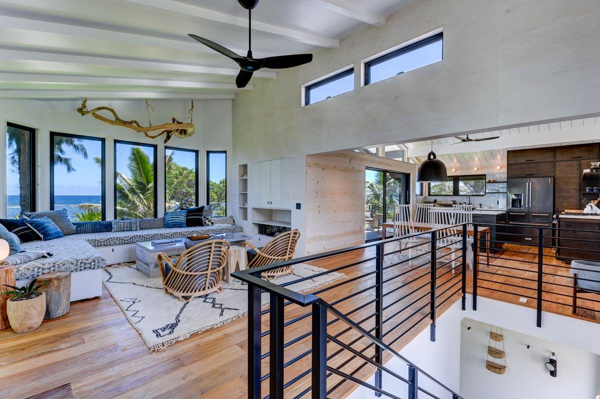 Beachfront, Modern Home, Just Steps to the Sand