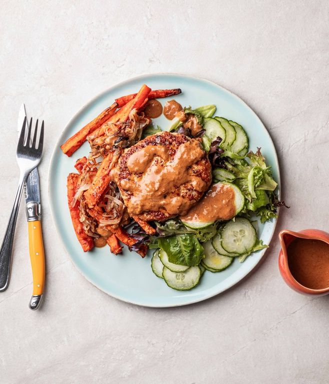 Photo of Eastern Fusion Bunless Chicken Burger