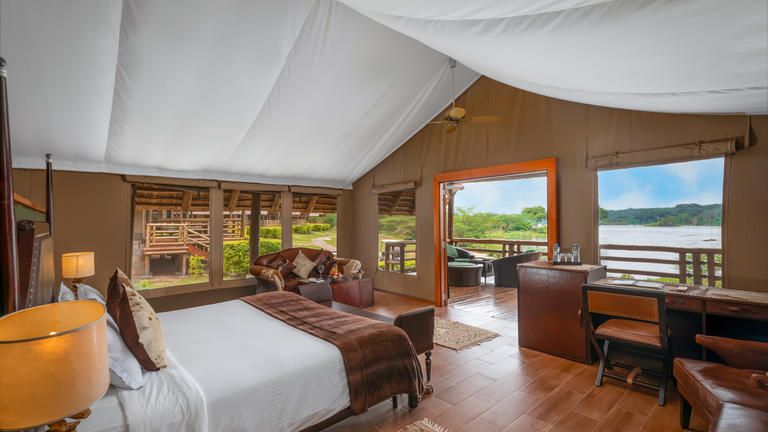 Chobe Safari Lodge Uganda Super King Tent