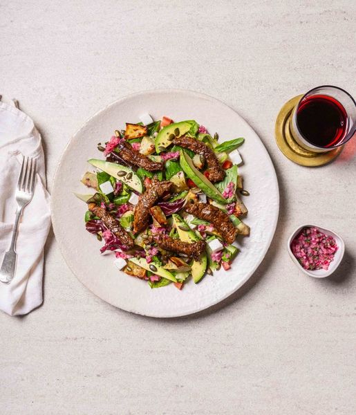Photo of Beef & Roast Sweet Potato Salad