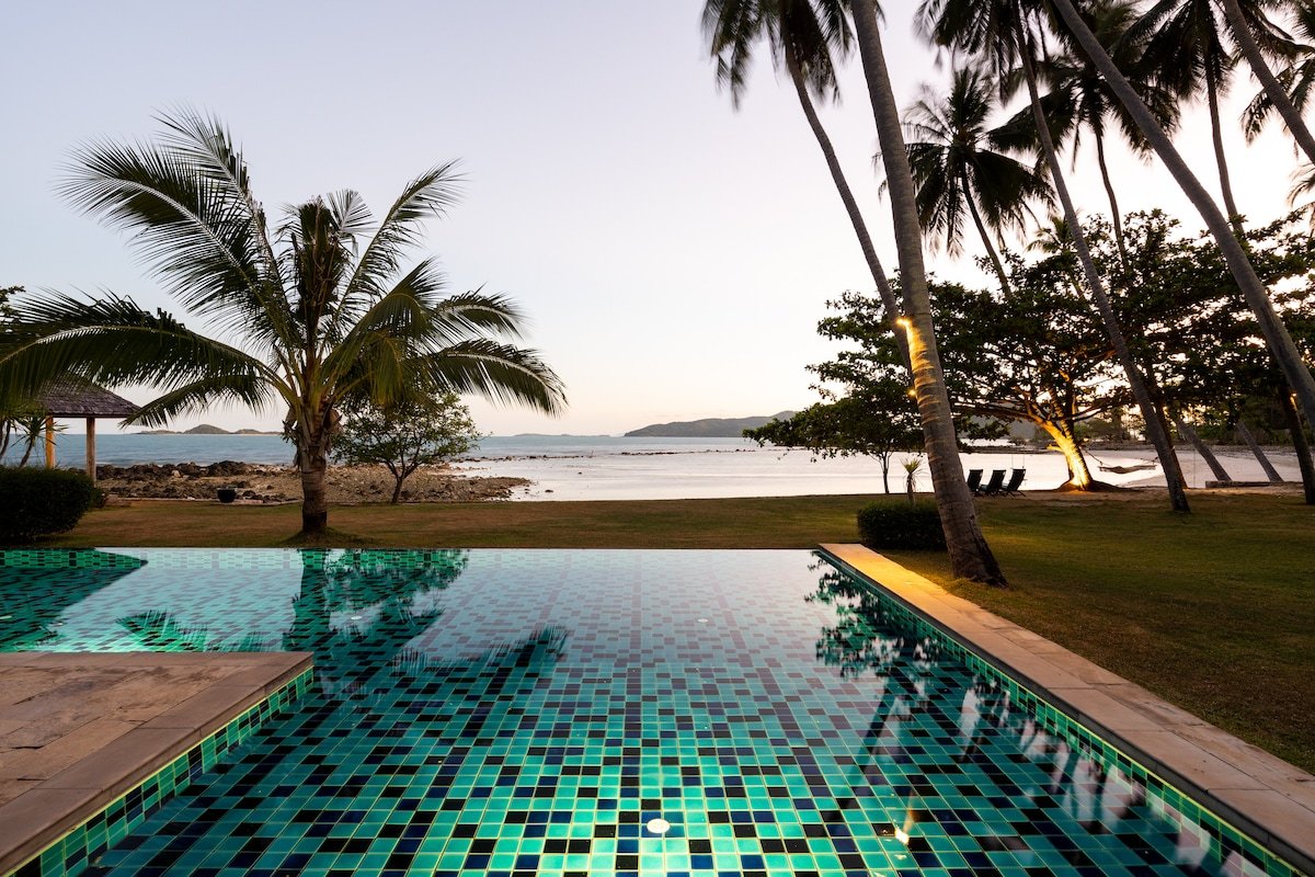 Ban Sairee: Private Chef, Tennis Court, Beachfront