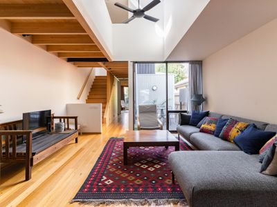 Designer eco home in quiet leafy bayside location