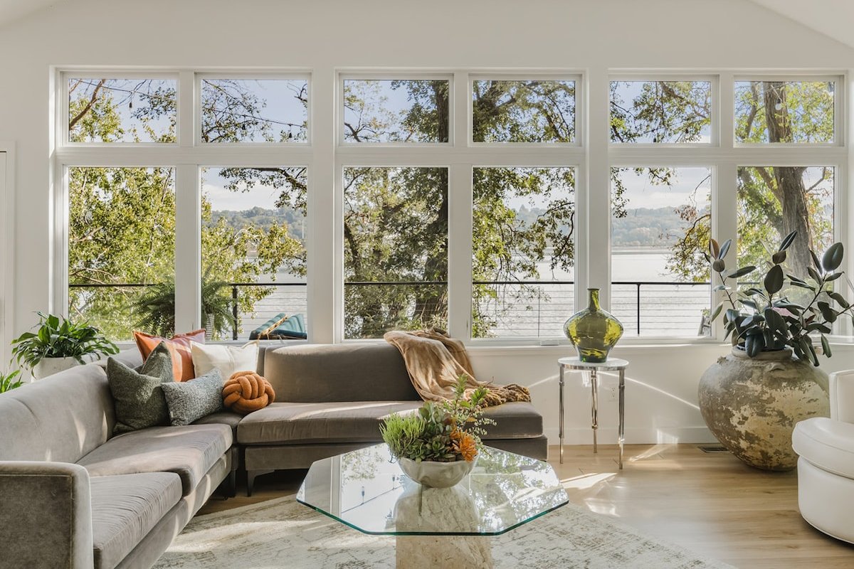 Modern Home with private beach on St Croix River gallery image 4