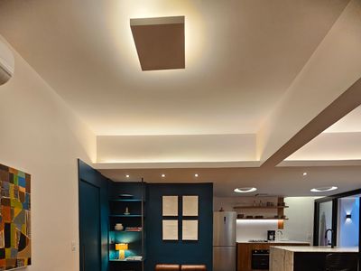 Apto com lindo jardim de inverno