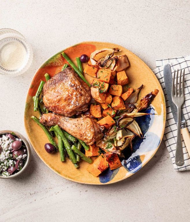 Photo of Greek Chicken & Roast Veg