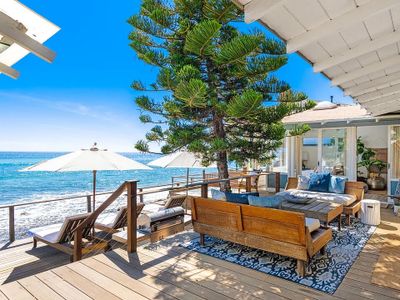 Oceanfront Malibu home