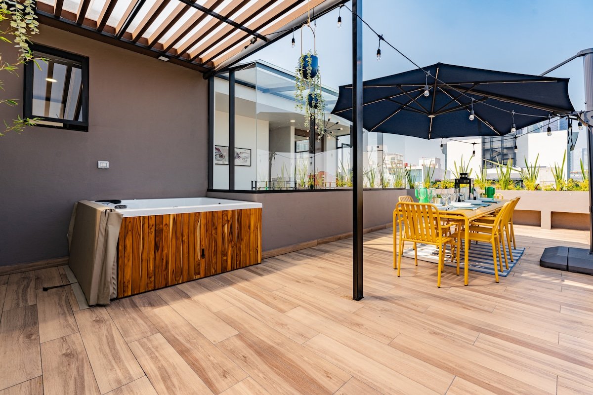 Spectacular PH with Roof Top for 8PAX in Condesa gallery image 4