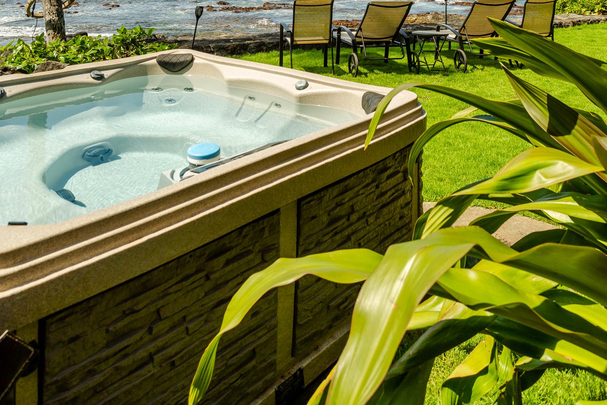 Kona Dolphin and Whale House. Rare Oceanfront. Spa