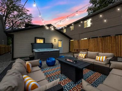 Walk to OSU | 4BR Retreat with Patio and Hot Tub