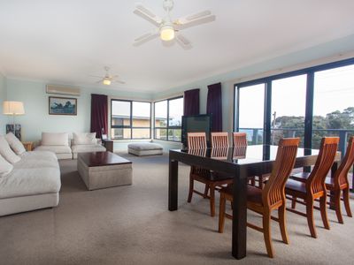 Beach house by a beautiful beach.