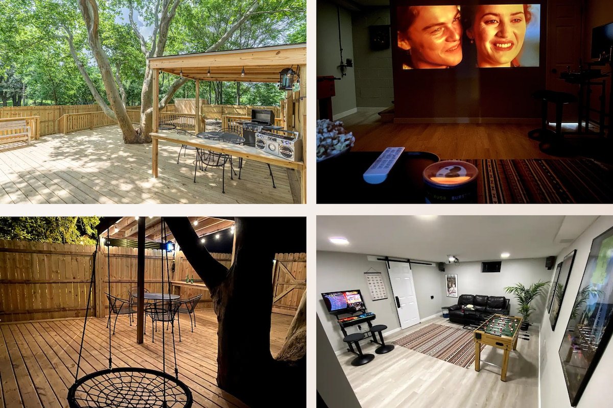 Columbus Private Home: BBQ Deck, Game & Movie Room gallery image 2