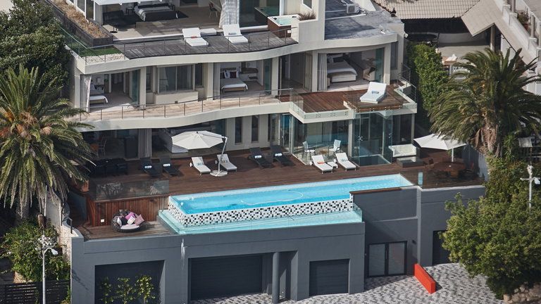 Aerial View of Villa Dolce Vita