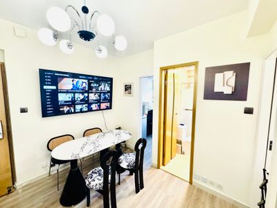 尖沙咀地铁/海港城/维多利亚港/家庭安全豪华公寓可做饭洗衣服