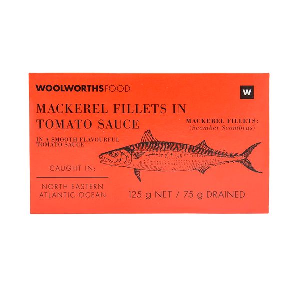 Photo of Mackerel Fillets in Tomato Sauce 125 g