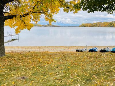 Sandy beach! 5bd/3bth Lake Tetonka Sauna Arcade