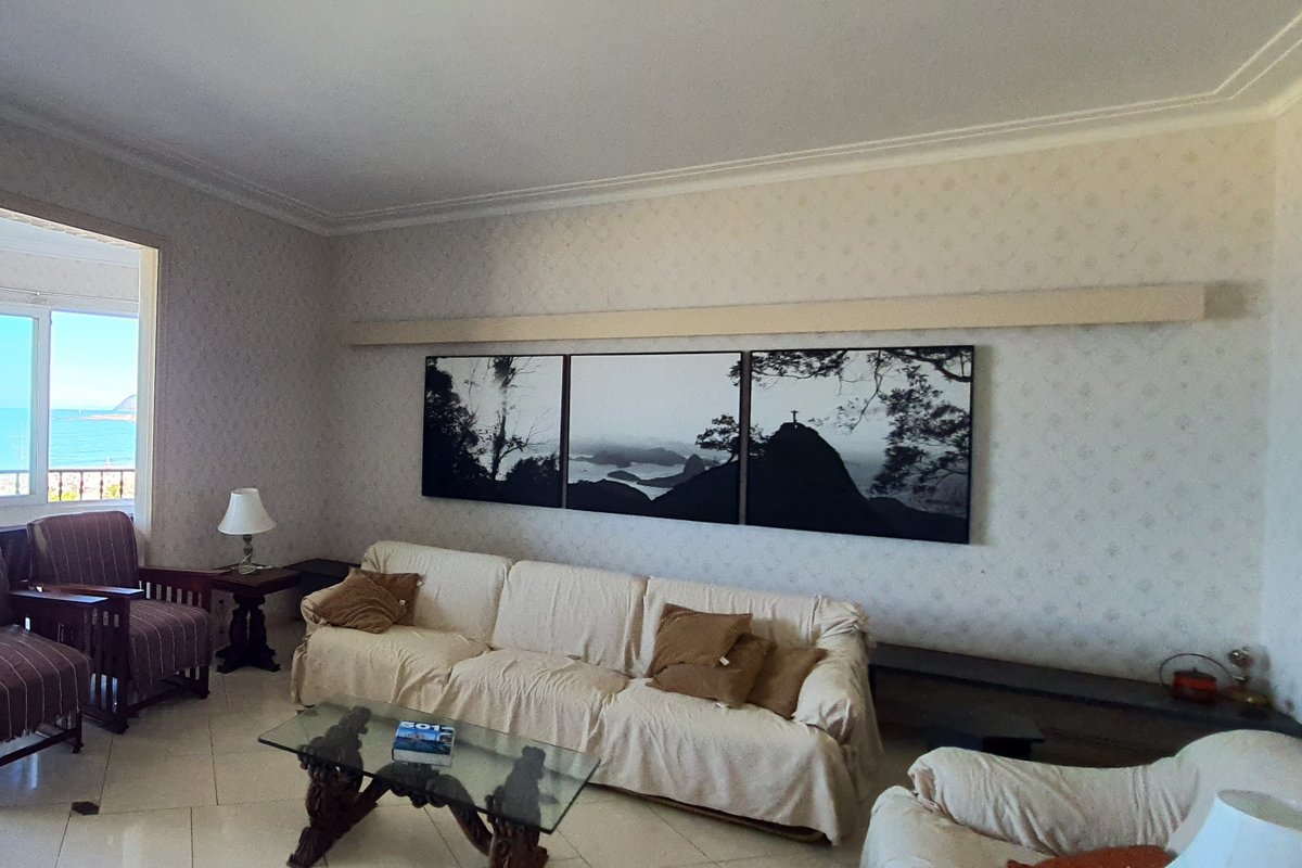 Vista Total da praia de Copacabana e Leme