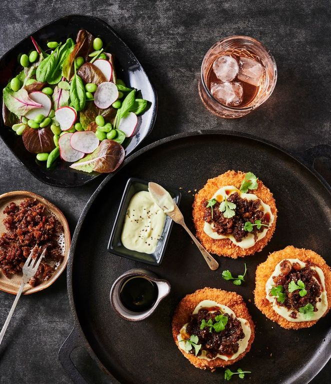 Photo of Duck Confit & Crispy Rice Patties